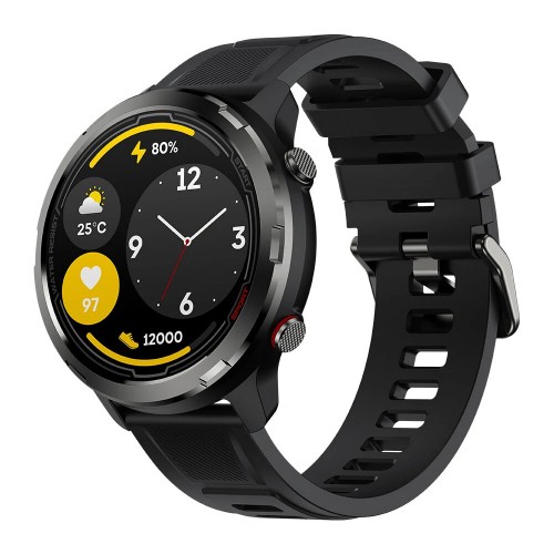 ZEBLAZE smartwatch Stratos 2 Lite, heart rate, 1.32, GPS, 5 ATM, μαύρο
