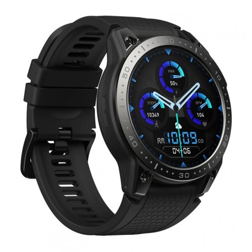 ZEBLAZE smartwatch Ares 3 Pro, heart rate, 1.43 AMOLED, IP68, μαύρο