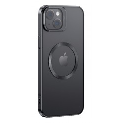 USAMS θήκη Geying US-BH854 για iPhone 15, διάφανη/μαύρη