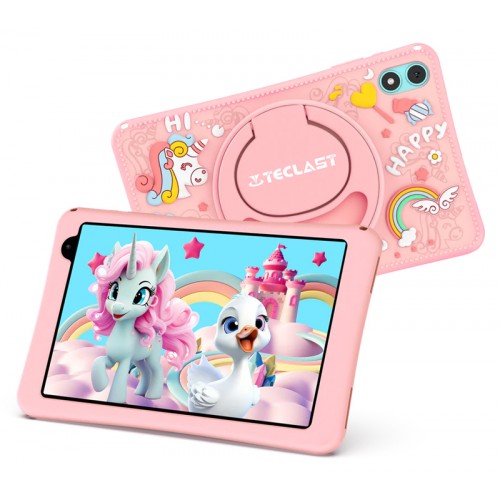 TECLAST tablet P85T Kids, 8 HD, 4/64GB, Android 13, 5000mAh, ροζ