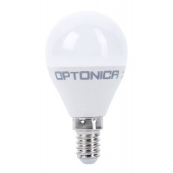 OPTONICA LED λάμπα G45 1405, 8W, 4500K, 710lm, E14