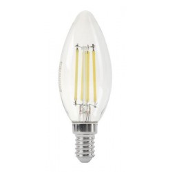 OPTONICA LED λάμπα candle C35 1472, Filament, 4W, 2700K, 400lm, E14