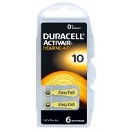 DURACELL μπαταρίες ακουστικών βαρηκοΐας Activair 10, 1.45V, 6τμχ