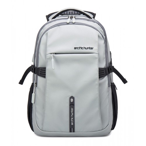 ARCTIC HUNTER τσάντα πλάτης B00388 με θήκη laptop 15.6, USB, 27L, γκρι