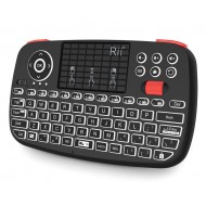 RIITEK ασύρματο mini πληκτρολόγιο i4, backlit, Bluetooth & 2.4GHz, μαύρο RIITEK ασύρματο mini πληκτρολόγιο i4, backlit, Bluetooth & 2.4GHz, μαύρο