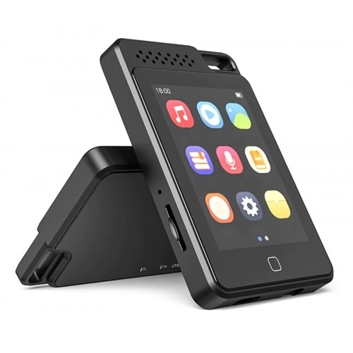 RUIZU MP3 player C1 με οθόνη αφής 2.4, 32GB, ελληνικό μενού, μαύρο