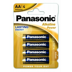 PANASONIC αλκαλικές μπαταρίες Alkaline Power, AA/LR6, 1.5V, 4τμχ