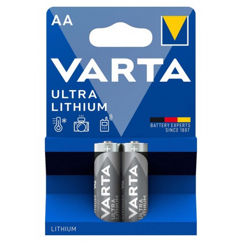 VARTA μπαταρίες λιθίου Ultra, AA, 1.5V, 2τμχ