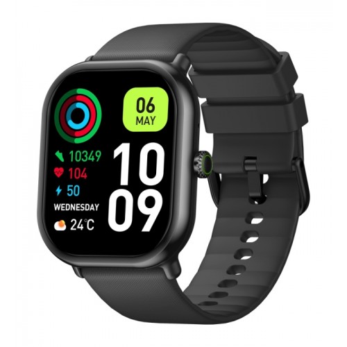 ZEBLAZE smartwatch GTS 3 Pro, heart rate, 1.97 AMOLED, μαύρο