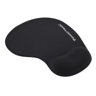 POWERTECH mouse pad PT-1293 με στήριγμα καρπού, 23x19x1.8cm, μαύρο
