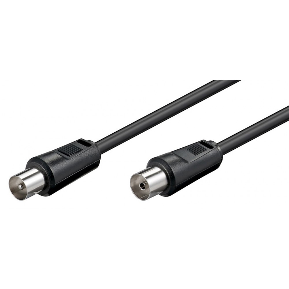 POWERTECH καλώδιο κεραίας RF αρσενικό - RF θηλυκό CAB-V004, μαύρο, 1.5m POWERTECH καλώδιο κεραίας RF αρσενικό - RF θηλυκό CAB-V004, μαύρο, 1.5m