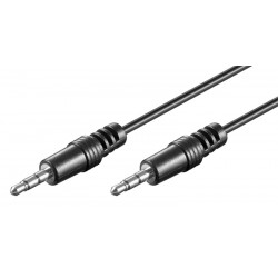CABLETIME καλώδιο ήχου 3.5mm AV301-11N, AUX, 1m, μαύρο CABLETIME καλώδιο ήχου 3.5mm AV301-11N, AUX, 1m, μαύρο