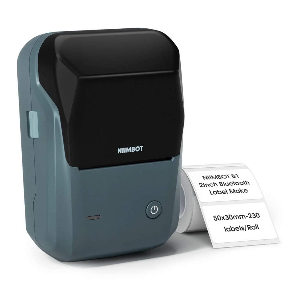 NIIMBOT smart θερμικός εκτυπωτής ετικετών B1, 203dpi, Bluetooth, μπλε NIIMBOT smart θερμικός εκτυπωτής ετικετών B1, 203dpi, Bluetooth, μπλε