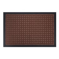 HOME USE πατάκι εισόδου HUH-0211, αντιολισθητικό, 60x40cm, 5mm πάχος, καφέ