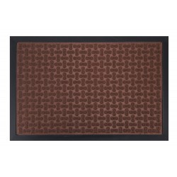 HOME USE πατάκι εισόδου HUH-0211, αντιολισθητικό, 60x40cm, 5mm πάχος, καφέ