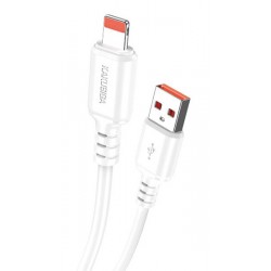 KAKUSIGA καλώδιο Lightning σε USB KSC-982, 15W, 480Mbps, 1m, λευκό