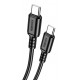 KAKUSIGA καλώδιο USB-C σε USB-C KSC-982, 60W, 480Mbps, 1m, μαύρο KAKUSIGA καλώδιο USB-C σε USB-C KSC-982, 60W, 480Mbps, 1m, μαύρο