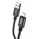 KAKUSIGA καλώδιο Lightning σε USB KSC-970, 15W, 480Mbps, 1m, μαύρο KAKUSIGA καλώδιο Lightning σε USB KSC-970, 15W, 480Mbps, 1m, μαύρο