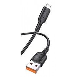 KAKUSIGA καλώδιο micro USB σε USB KSC-805, 12W, 480Mbps, 1m, μαύρο