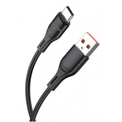 KAKUSIGA καλώδιο USB-C σε USB KSC-953, σιλικόνης, 15W, 480Mbps, 1m, μαύρο