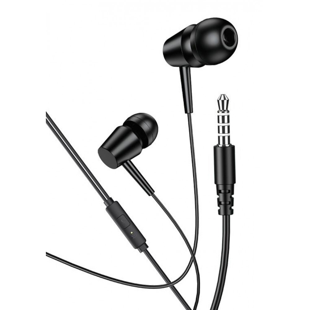 KAKUSIGA earphones με μικρόφωνο KSC-1303, 3.5mm σύνδεση, 10mm, 1.1m, μαύρα KAKUSIGA earphones με μικρόφωνο KSC-1303, 3.5mm σύνδεση, 10mm, 1.1m, μαύρα