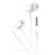 KAKUSIGA earphones με μικρόφωνο KSC-1303, 3.5mm σύνδεση, 10mm, 1.1m, λευκά KAKUSIGA earphones με μικρόφωνο KSC-1303, 3.5mm σύνδεση, 10mm, 1.1m, λευκά