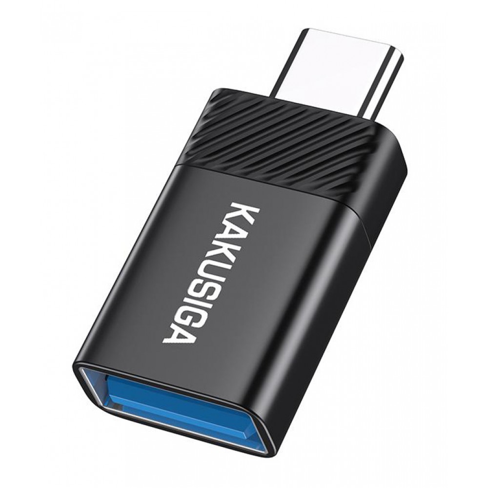 KAKUSIGA αντάπτορας USB-C σε USB KSC-1406, 5Gbps, 4A, μαύρος KAKUSIGA αντάπτορας USB-C σε USB KSC-1406, 5Gbps, 4A, μαύρος
