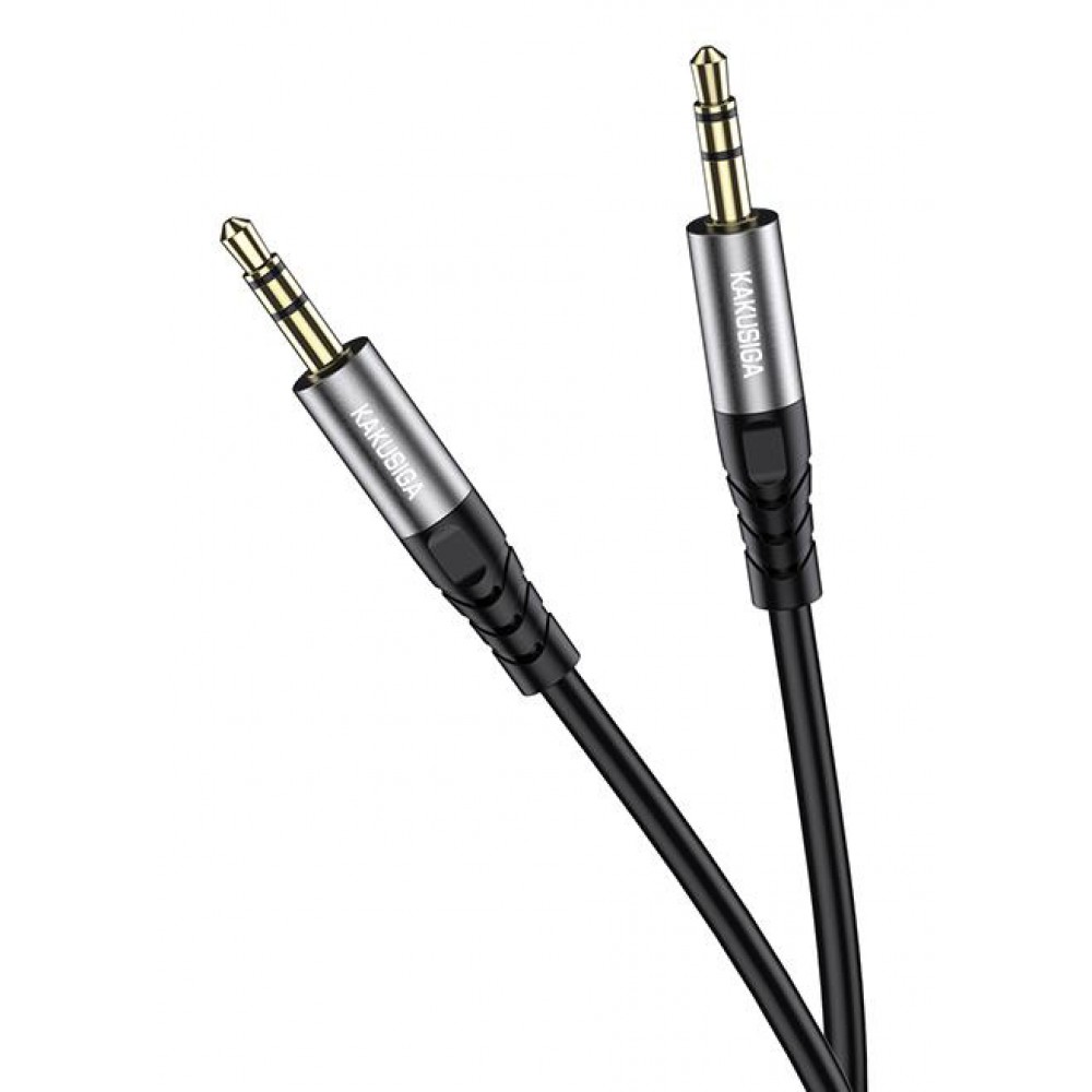 KAKUSIGA καλώδιο ήχου 3.5mm KSC-892, AUX, 1m, μαύρο KAKUSIGA καλώδιο ήχου 3.5mm KSC-892, AUX, 1m, μαύρο