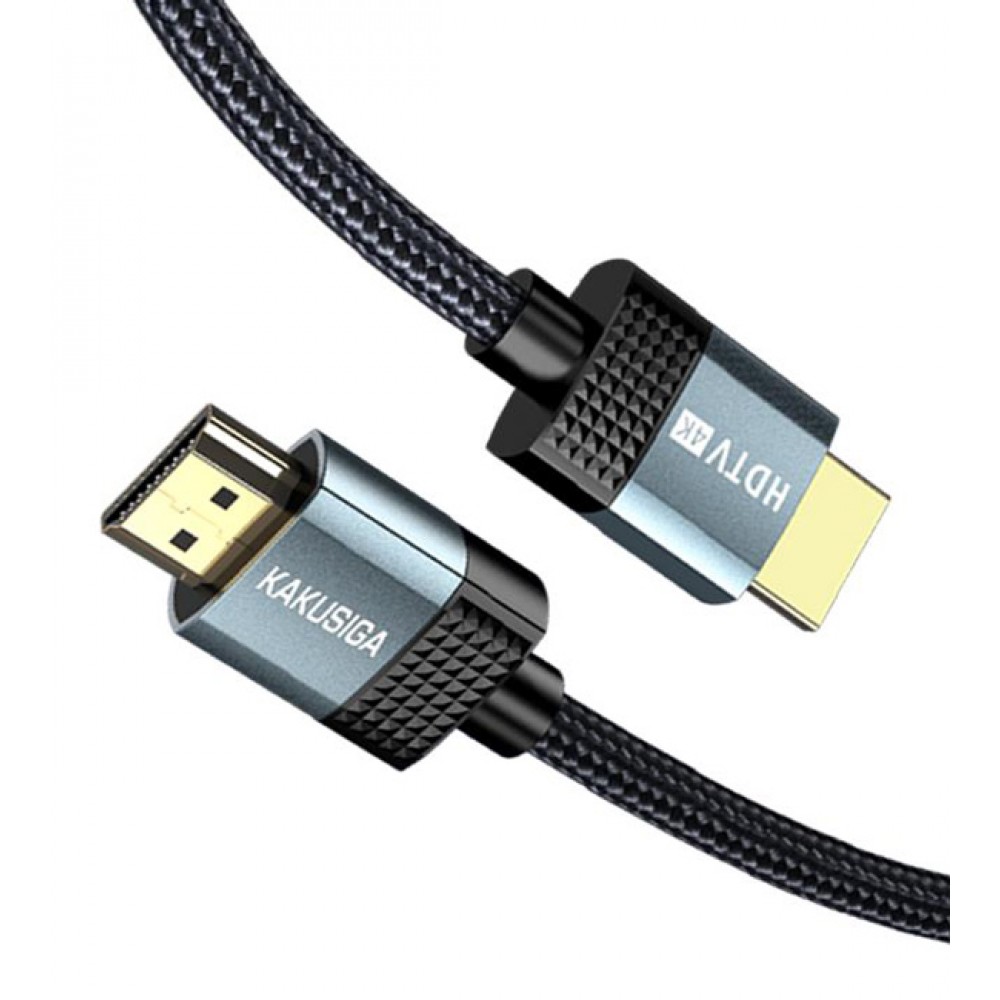 KAKUSIGA καλώδιο HDMI KSC-983, 4K/60Hz, 18Gbps, 2m, μαύρο KAKUSIGA καλώδιο HDMI KSC-983, 4K/60Hz, 18Gbps, 2m, μαύρο
