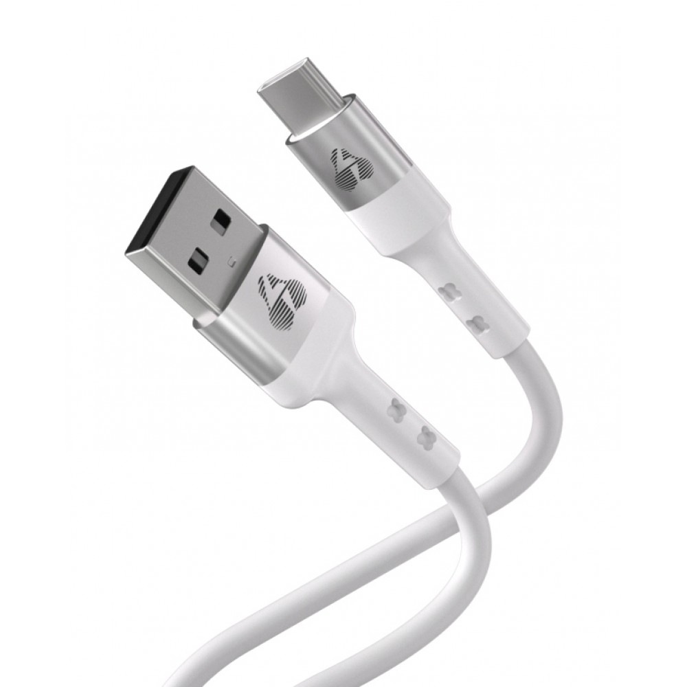 POWERTECH καλώδιο USB-C σε USB PTR-0162, σιλικόνης, 60W, 480Mbps, 1m, λευκό POWERTECH καλώδιο USB-C σε USB PTR-0162, σιλικόνης, 60W, 480Mbps, 1m, λευκό