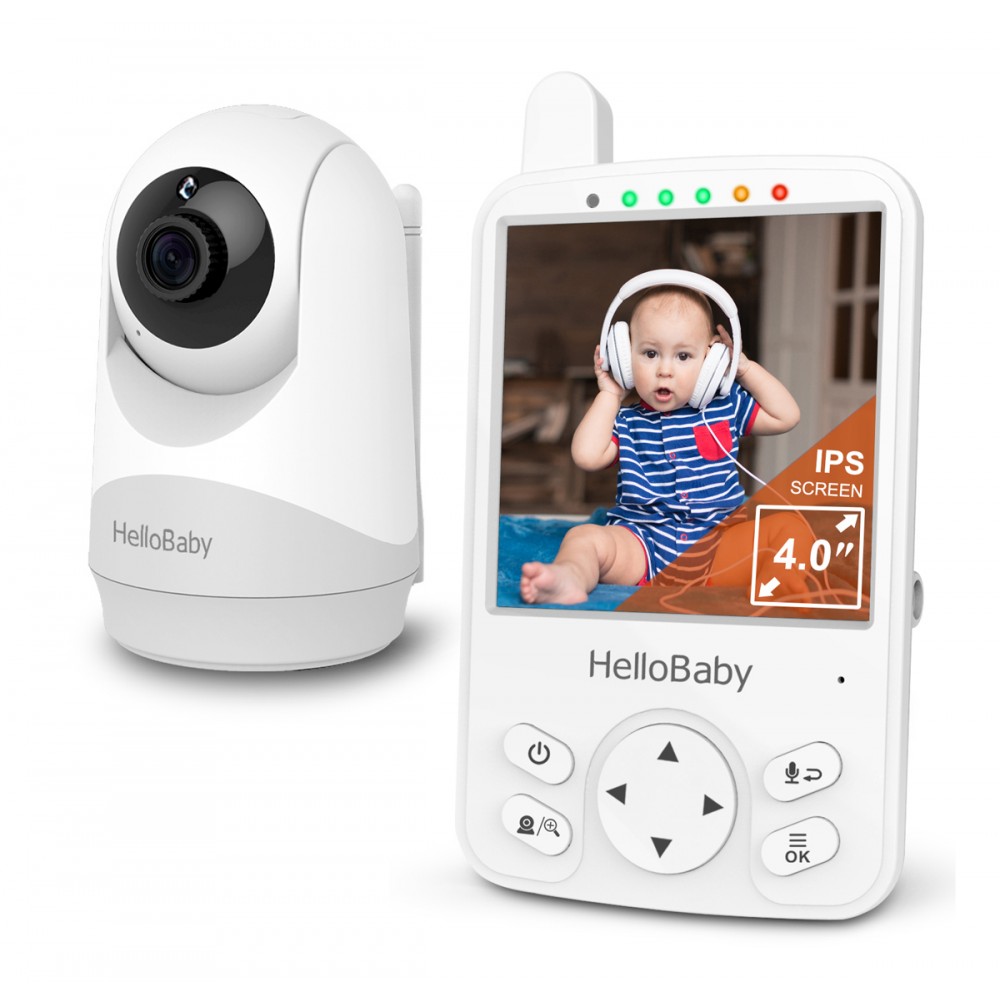 HELLOBABY ενδοεπικοινωνία μωρού HB6241 με κάμερα & οθόνη 4, 720p, PTZ HELLOBABY ενδοεπικοινωνία μωρού HB6241 με κάμερα & οθόνη 4, 720p, PTZ