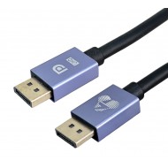 POWERTECH καλώδιο DisplayPort CAB-DP072, 8K/60Hz, 48 Gbps, 1.5m, μαύρο