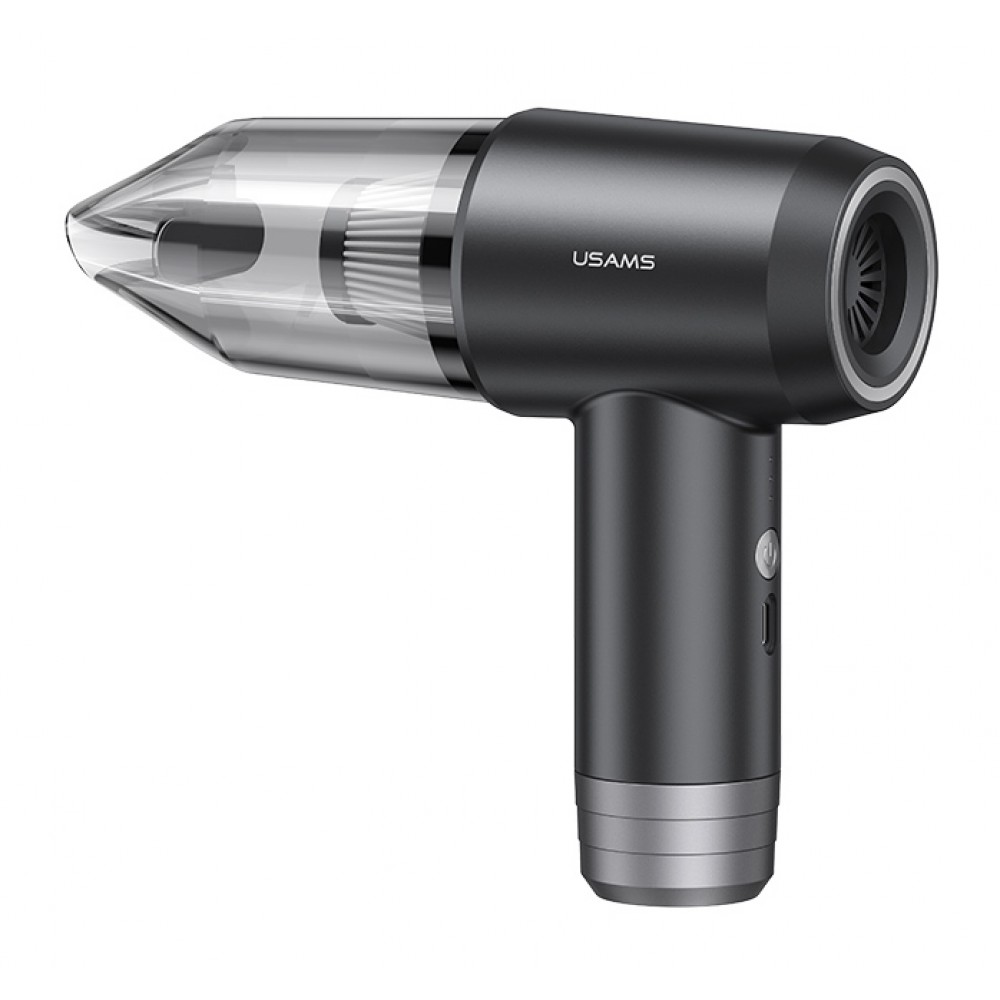 USAMS 2 σε 1 σκουπάκι χειρός & air duster ZB291, 60W, 4000mAh, μαύρο USAMS 2 σε 1 σκουπάκι χειρός & air duster ZB291, 60W, 4000mAh, μαύρο