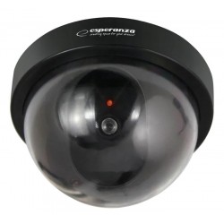 ESPERANZA ψεύτικη κάμερα CCTV ECA101 με LED, μαύρη
