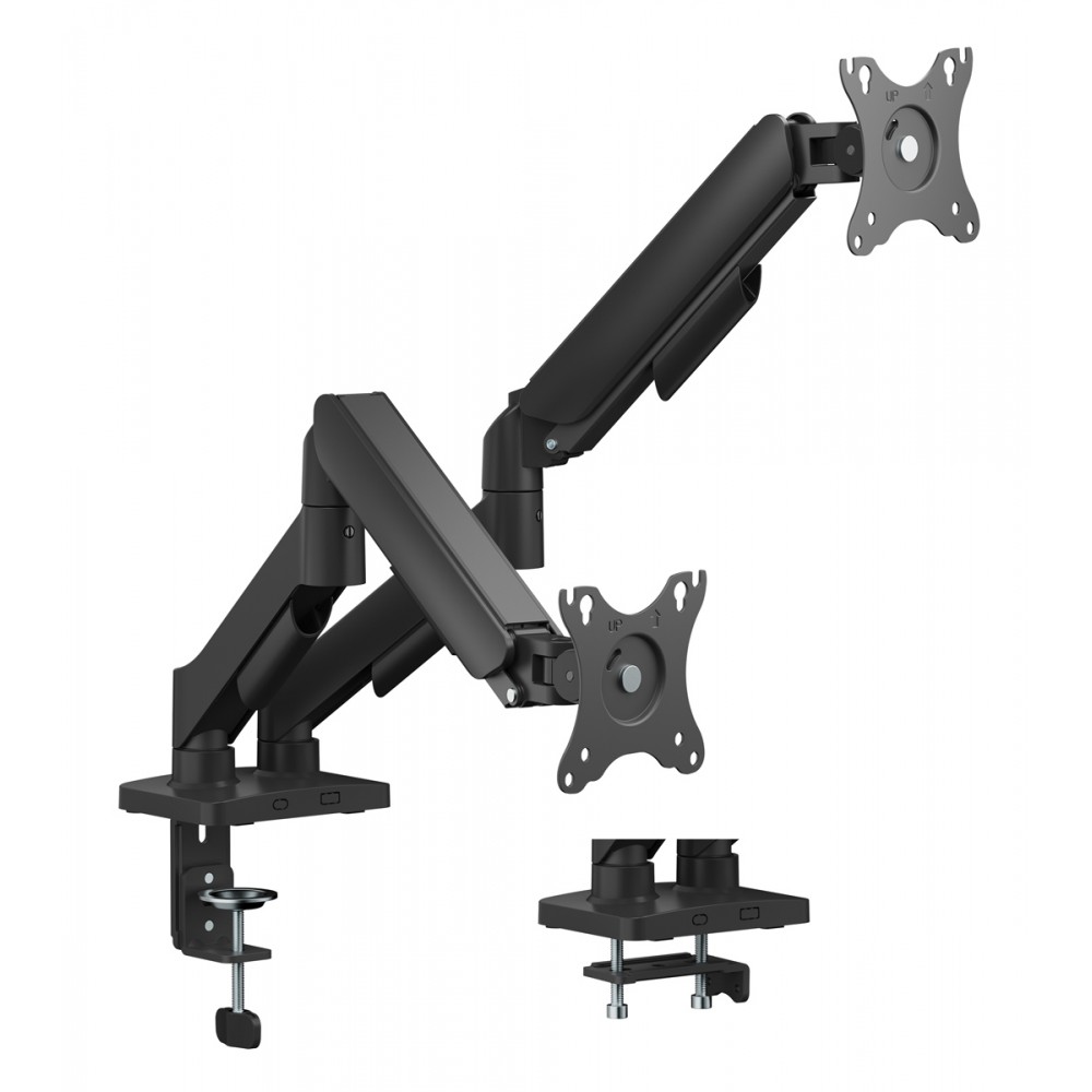 POWERTECH βάση γραφείου για 2x οθόνες PT-1425, 17-32", έως 9kg POWERTECH βάση γραφείου για 2x οθόνες PT-1425, 17-32", έως 9kg