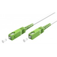 GOOBAY καλώδιο οπτικής ίνας SC-APC 59599, Singlemode OS2, 15m, λευκό