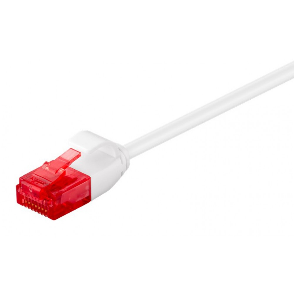 GOOBAY καλώδιο δικτύου 71549, CAT 6 U/UTP, slim, copper, 250MHz, 0.15m, λευκό GOOBAY καλώδιο δικτύου 71549, CAT 6 U/UTP, slim, copper, 250MHz, 0.15m, λευκό