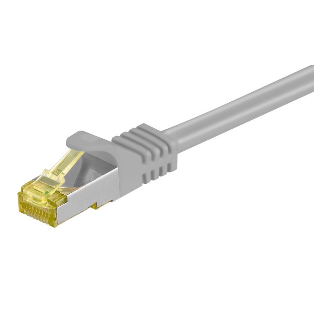 GOOBAY καλώδιο δικτύου 91576, CAT 7 S/FTP, copper, 500MHz, 0.50m, γκρι GOOBAY καλώδιο δικτύου 91576, CAT 7 S/FTP, copper, 500MHz, 0.50m, γκρι