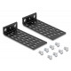 DELOCK σετ βάσεις τοποθέτησης για rack 67281, μαύρο, 2τμχ DELOCK σετ βάσεις τοποθέτησης για rack 67281, μαύρο, 2τμχ