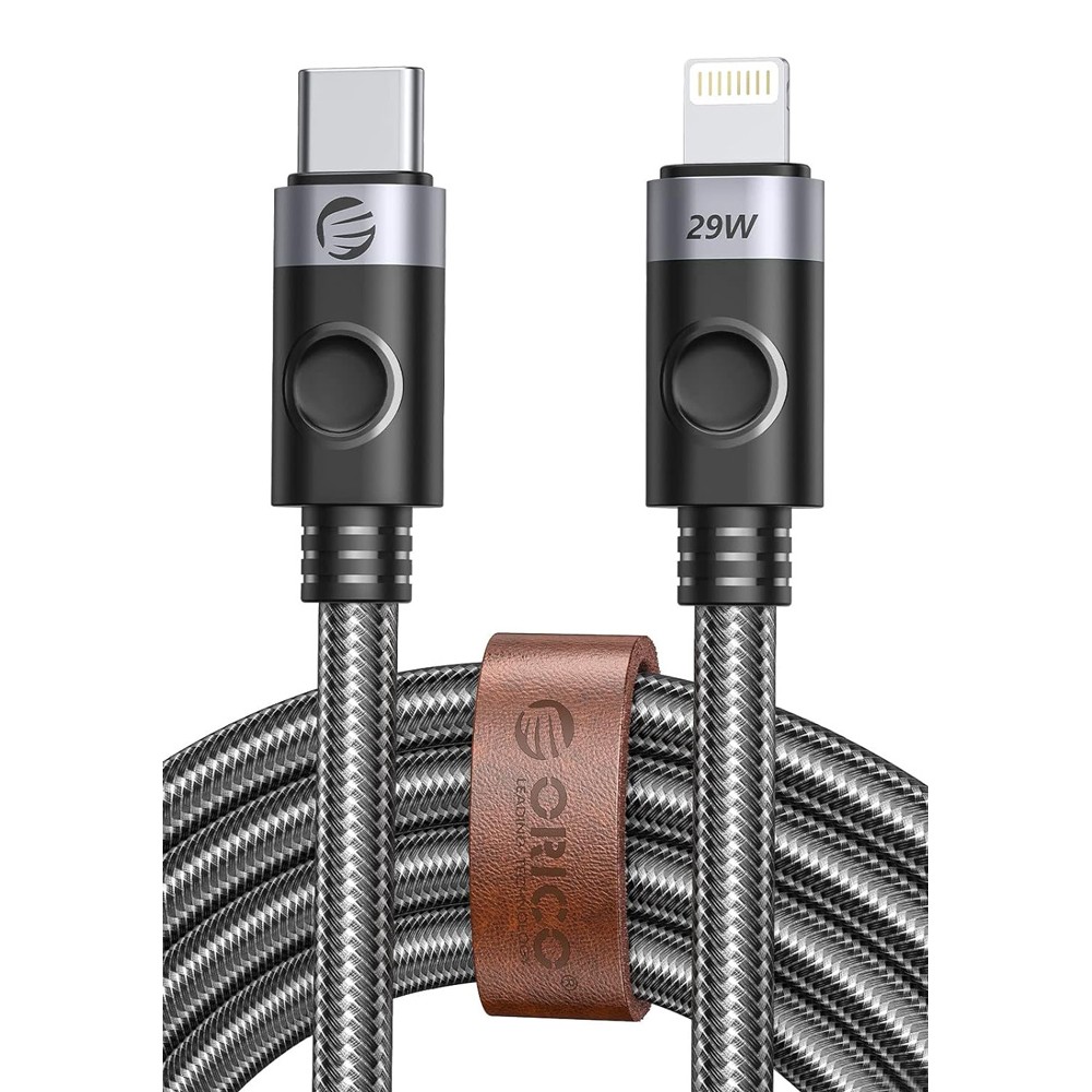 ORICO καλώδιο Lightning σε USB-C C2L, 29W, 480Mbps, 1m, μαύρο ORICO καλώδιο Lightning σε USB-C C2L, 29W, 480Mbps, 1m, μαύρο