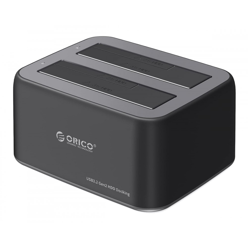 ORICO docking station για 2.5 ή 3.5 SATA HDD/SSD 6829C3-V1, 2 θέσεων, 5Gbps, μαύρο ORICO docking station για 2.5 ή 3.5 SATA HDD/SSD 6829C3-V1, 2 θέσεων, 5Gbps, μαύρο