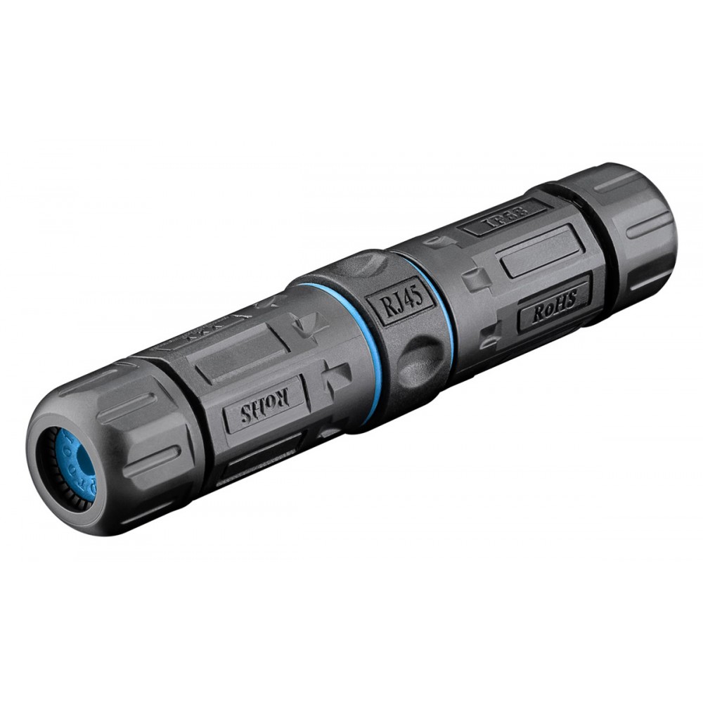 POWERTECH αδιάβροχος σύνδεσμος RJ45 CAB-N427, CAT 6, IP68, μαύρος POWERTECH αδιάβροχος σύνδεσμος RJ45 CAB-N427, CAT 6, IP68, μαύρος