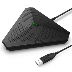 CMTECK επιτραπέζιο μικρόφωνο M001, omnidirectional, USB, μαύρο