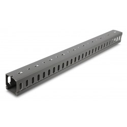 DELOCK cable management 22029, πλαστικό, 40x40mm, 1m, γκρι