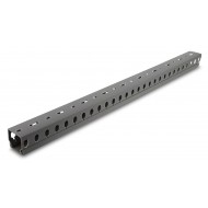 DELOCK cable management 22028, πλαστικό, 30x30mm, 1m, γκρι