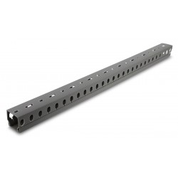 DELOCK cable management 22028, πλαστικό, 30x30mm, 1m, γκρι