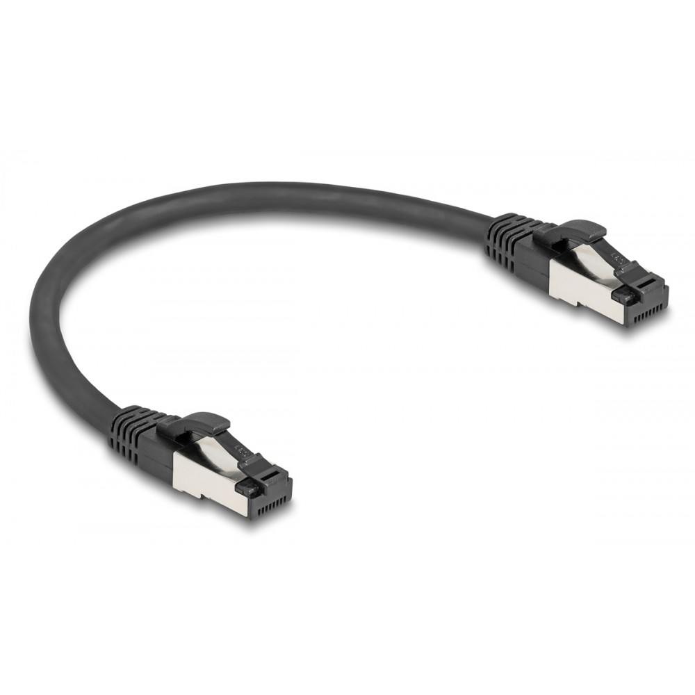 DELOCK καλώδιο δικτύου 80566, CAT 8.1 S/FTP, copper, 2000MHz, 0.25m, μαύρο DELOCK καλώδιο δικτύου 80566, CAT 8.1 S/FTP, copper, 2000MHz, 0.25m, μαύρο