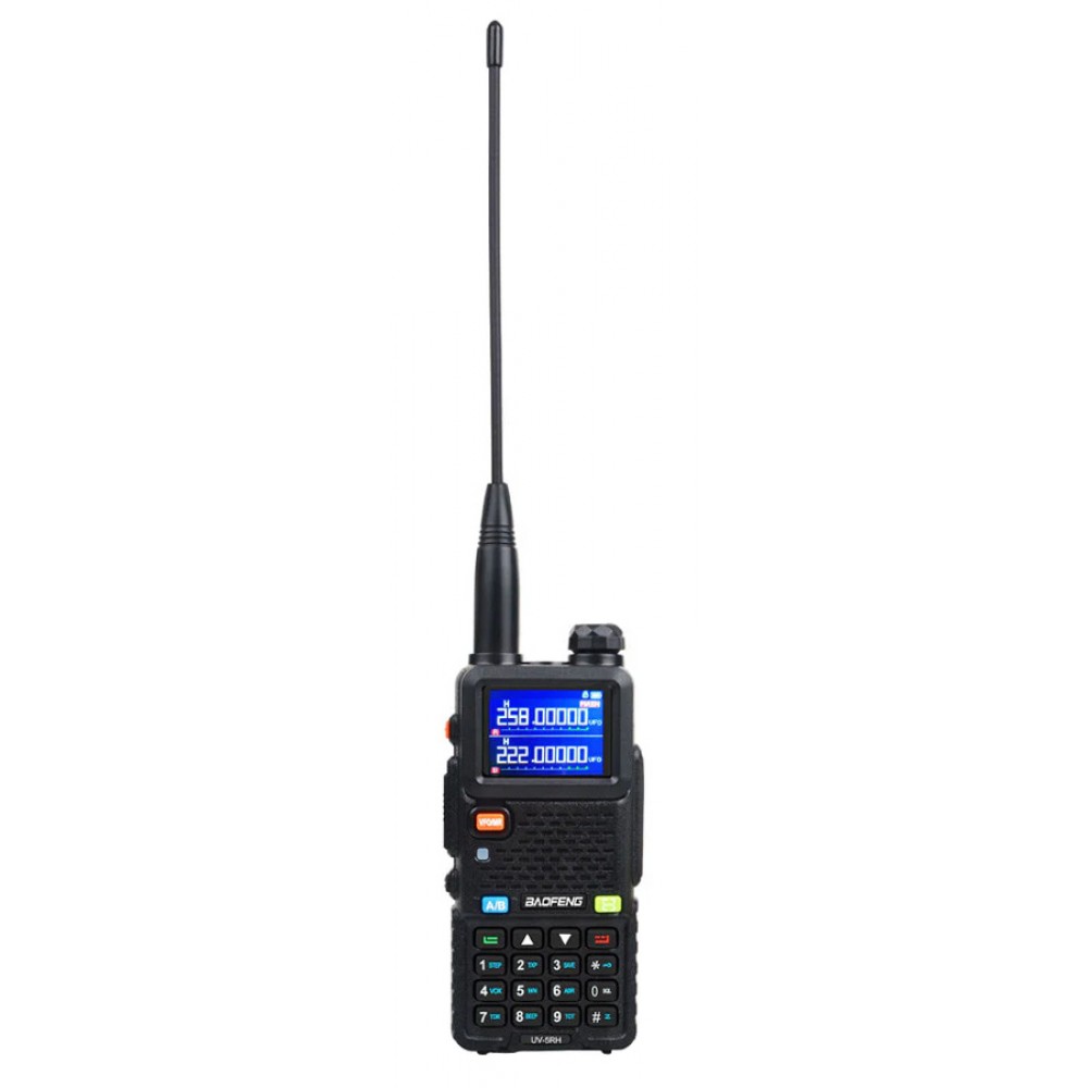 BAOFENG ασύρματος πομποδέκτης UV-5RH, VHF/UHF, 10W, μαύρος BAOFENG ασύρματος πομποδέκτης UV-5RH, VHF/UHF, 10W, μαύρος