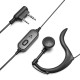 BAOFENG ακουστικό για πομποδέκτη BFG-EARPHONE, 2 pin, push to talk, 1.1m, μαύρο BAOFENG ακουστικό για πομποδέκτη BFG-EARPHONE, 2 pin, push to talk, 1.1m, μαύρο
