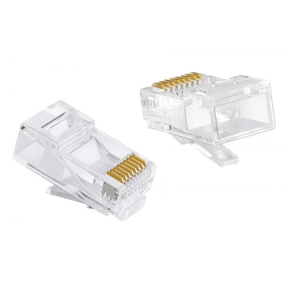 POWERTECH βύσμα RJ45 CAB-N446, Cat 6/6a UTP, διάφανο, 50τμχ POWERTECH βύσμα RJ45 CAB-N446, Cat 6/6a UTP, διάφανο, 50τμχ